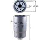 Fuel Filter, MAHLE ORIGINAL KC195