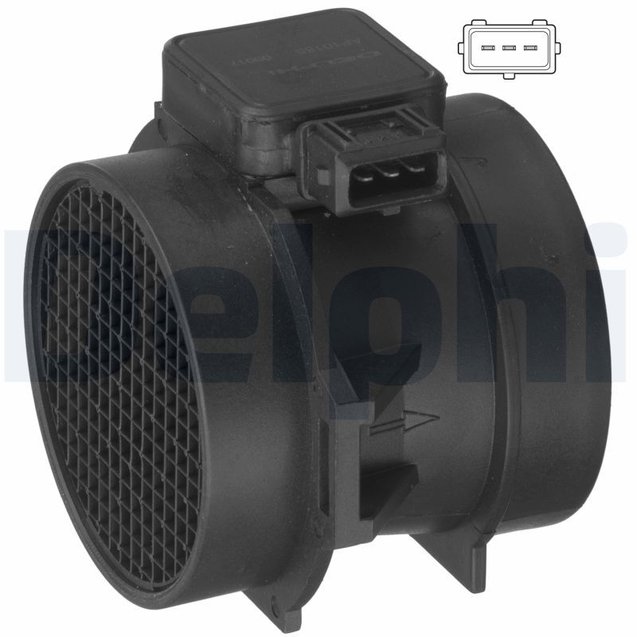 Mass Air Flow Sensor, DELPHI AF10185-12B1