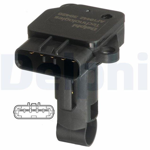 Mass Air Flow Sensor, DELPHI AF10442-12B1