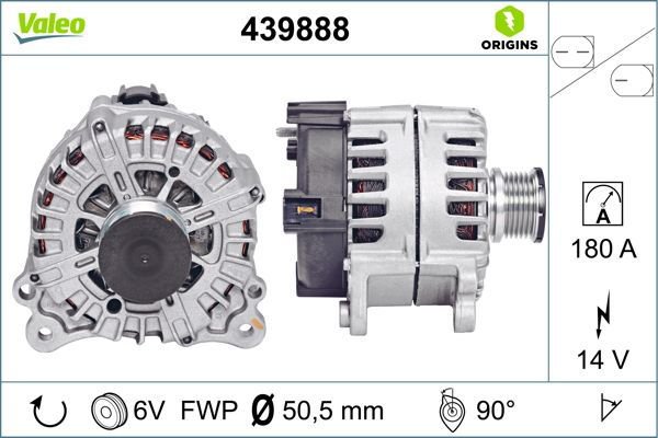 Alternator, VALEO 439888