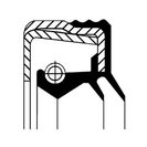Shaft Seal, differential, CORTECO 12015744B