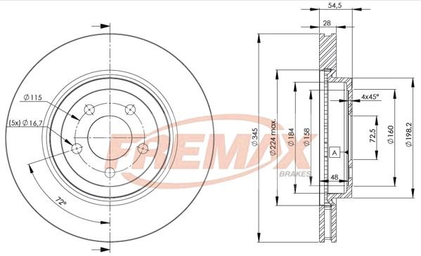 Brake Disc, FREMAX BD-9197