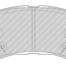 Brake Pad Set, disc brake, FERODO FDB4869