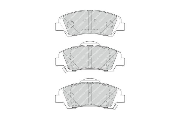 Brake Pad Set, disc brake, FERODO FDB4920