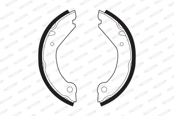 Brake Shoe Set, parking brake, FERODO FSB86