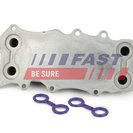 Oil Cooler, engine oil, Fast FT55410