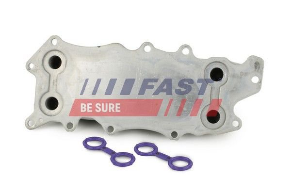 Oil Cooler, engine oil, Fast FT55410