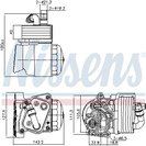Oil Cooler, engine oil, NISSENS 91323