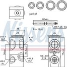 Expansion Valve, air conditioning, NISSENS 999285