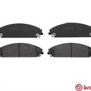 Brake Pad Set, disc brake, BREMBO P11017