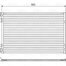 Condenser, air conditioning, VALEO 822550