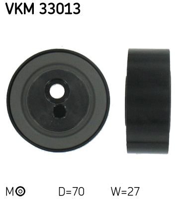 Tensioner Pulley, V-ribbed belt, SKF VKM 33013