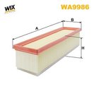 Air Filter, WIX FILTERS WA9986